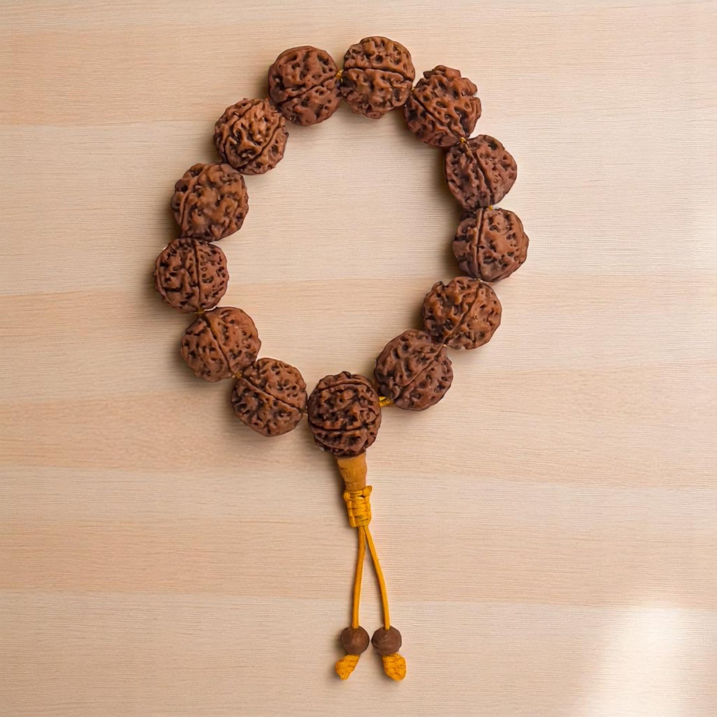 Tibet Mala Rudraksha Seed Wrist Mala/Bracelet Meditation beads (Extra Large)