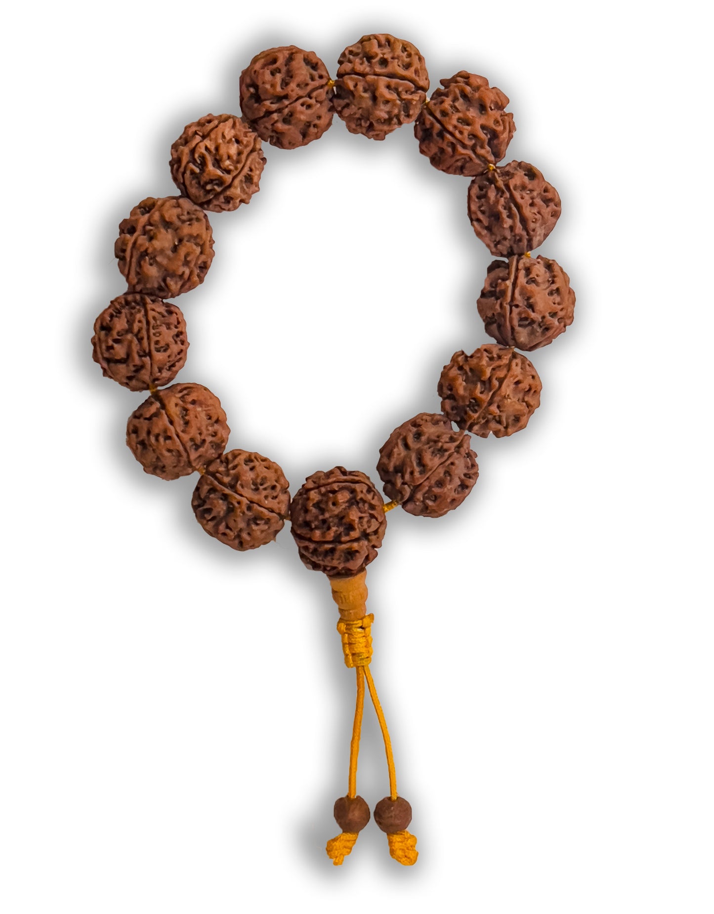 Tibet Mala Rudraksha Seed Wrist Mala/Bracelet Meditation beads (Extra Large)