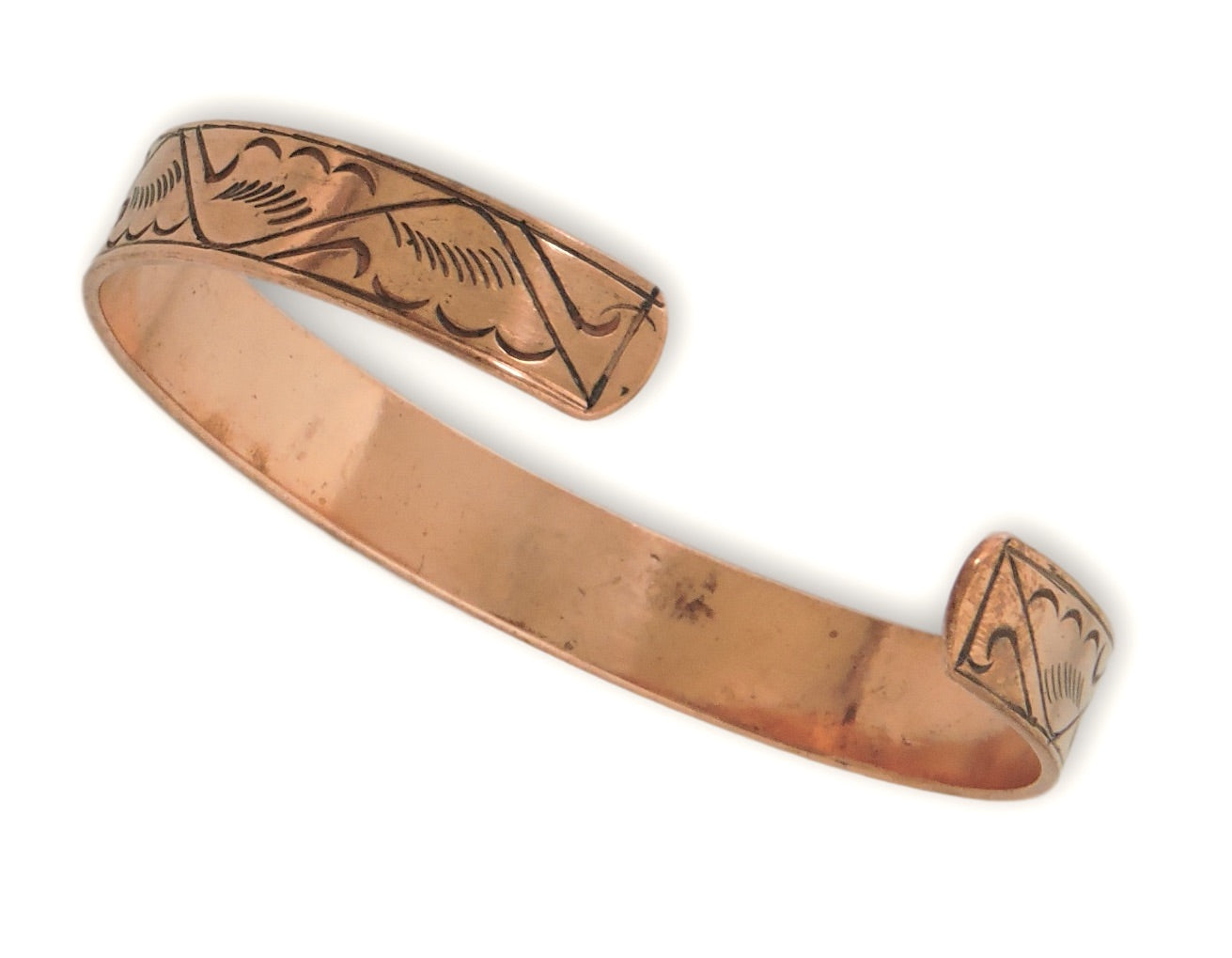 Tibetan Dragon Copper Cuff Bracelet - Style 5