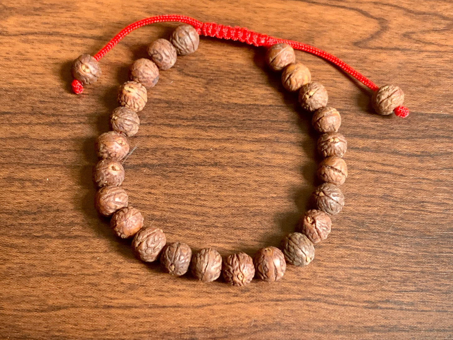 Natural Raktu Seed Wrist Mala/Bracelet for Meditation