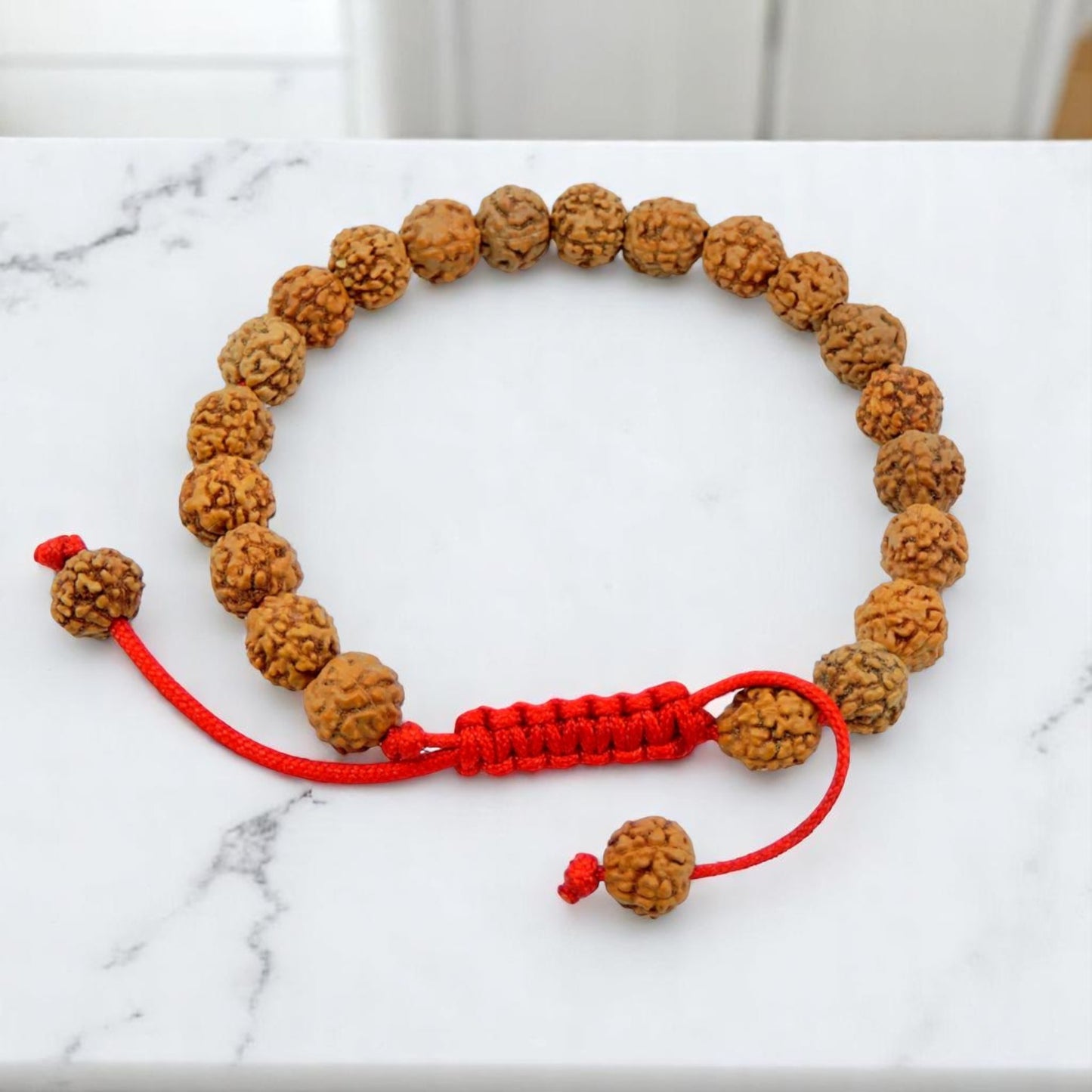 Tibet Mala Rudraksha Seed Wrist Mala Bracelet Meditation healing beads (Plain)
