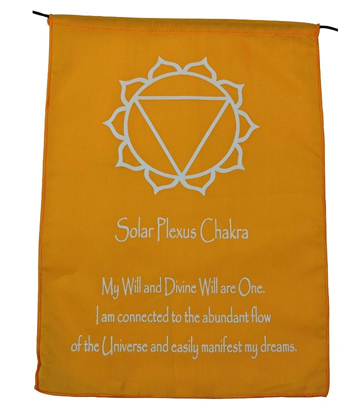 Small Seven Chakra Prayer Flags Wall Hanging