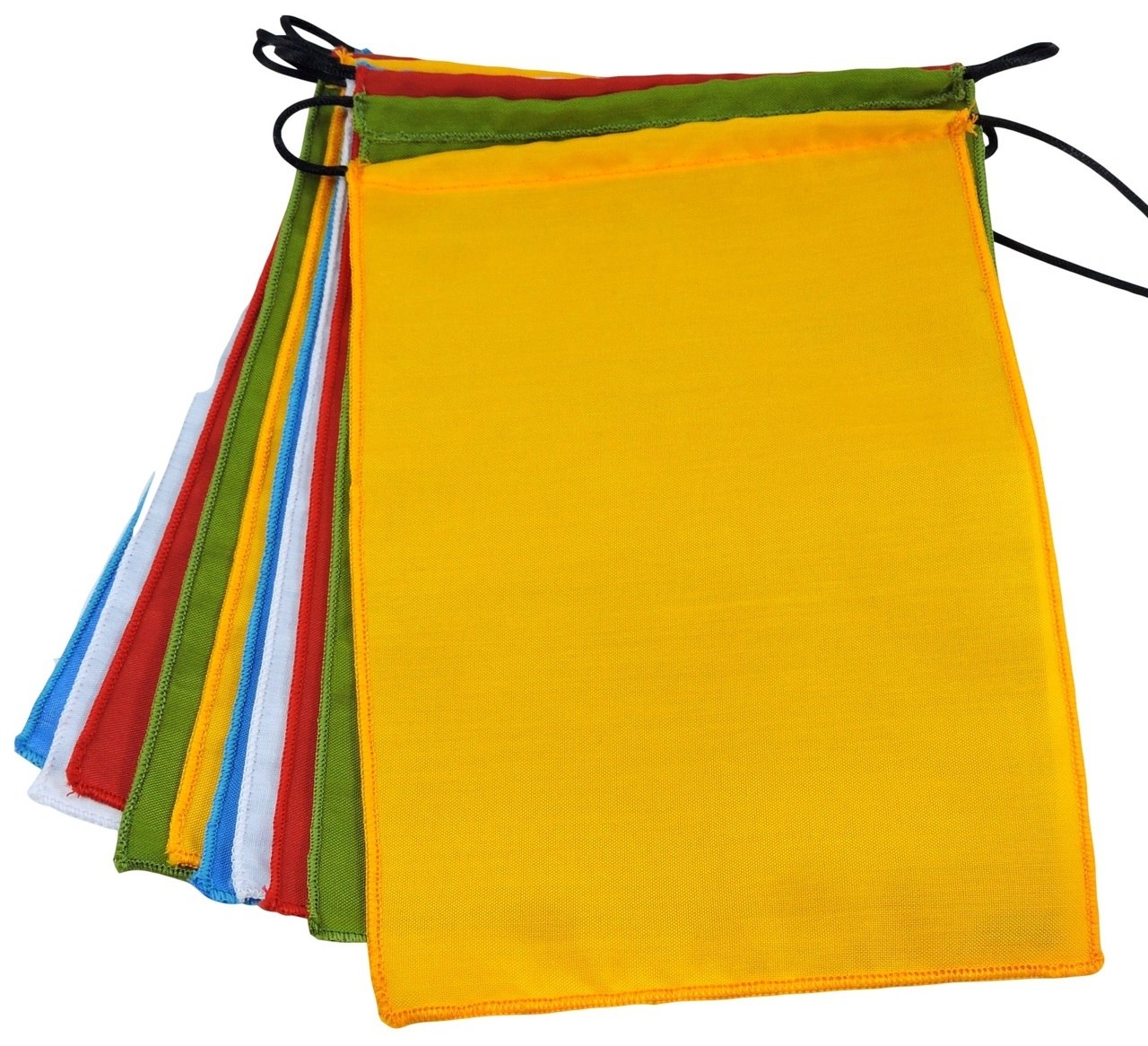 High Quality Blank prayer flags set of 10 flags surged edge