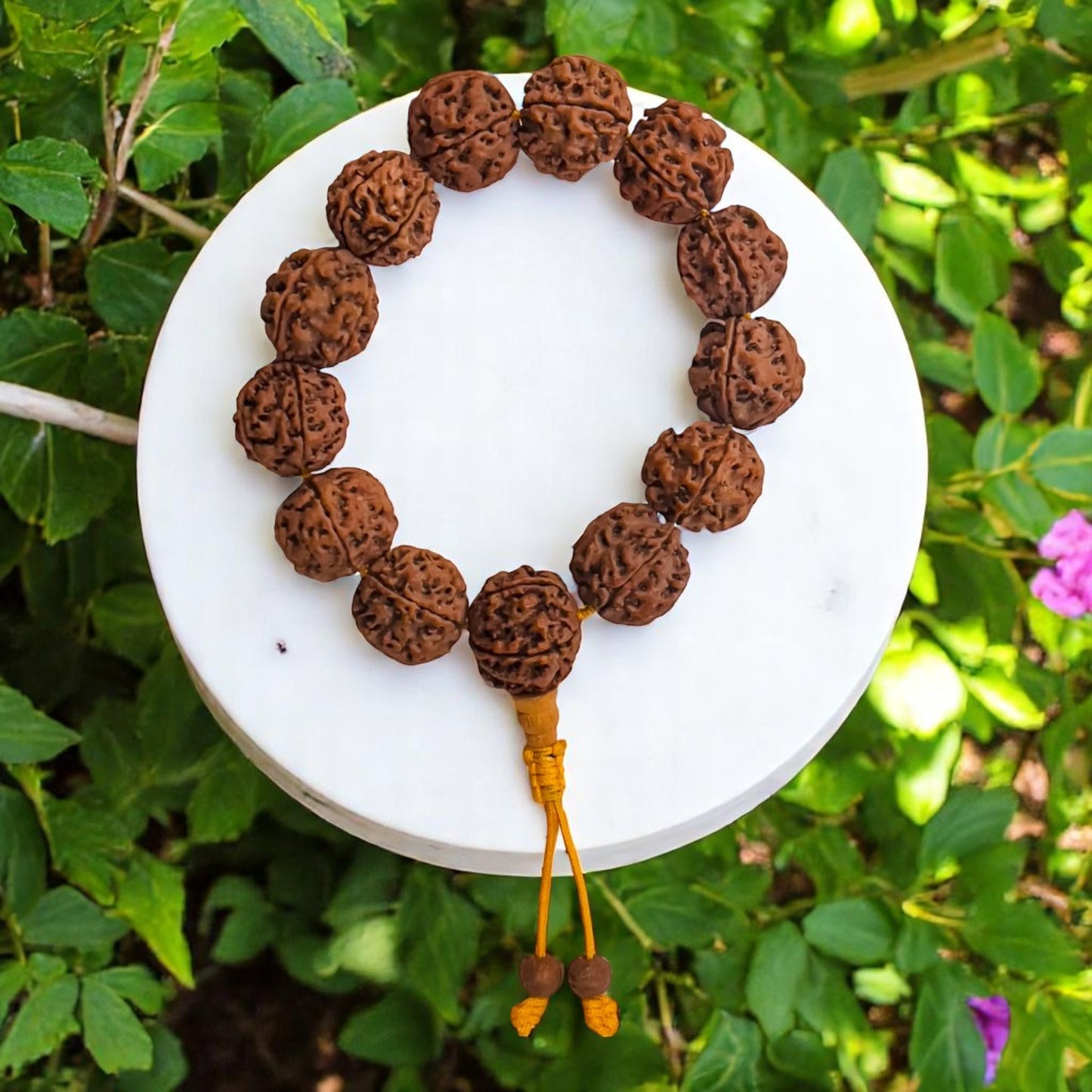 Tibet Mala Rudraksha Seed Wrist Mala/Bracelet Meditation beads (Extra Large)