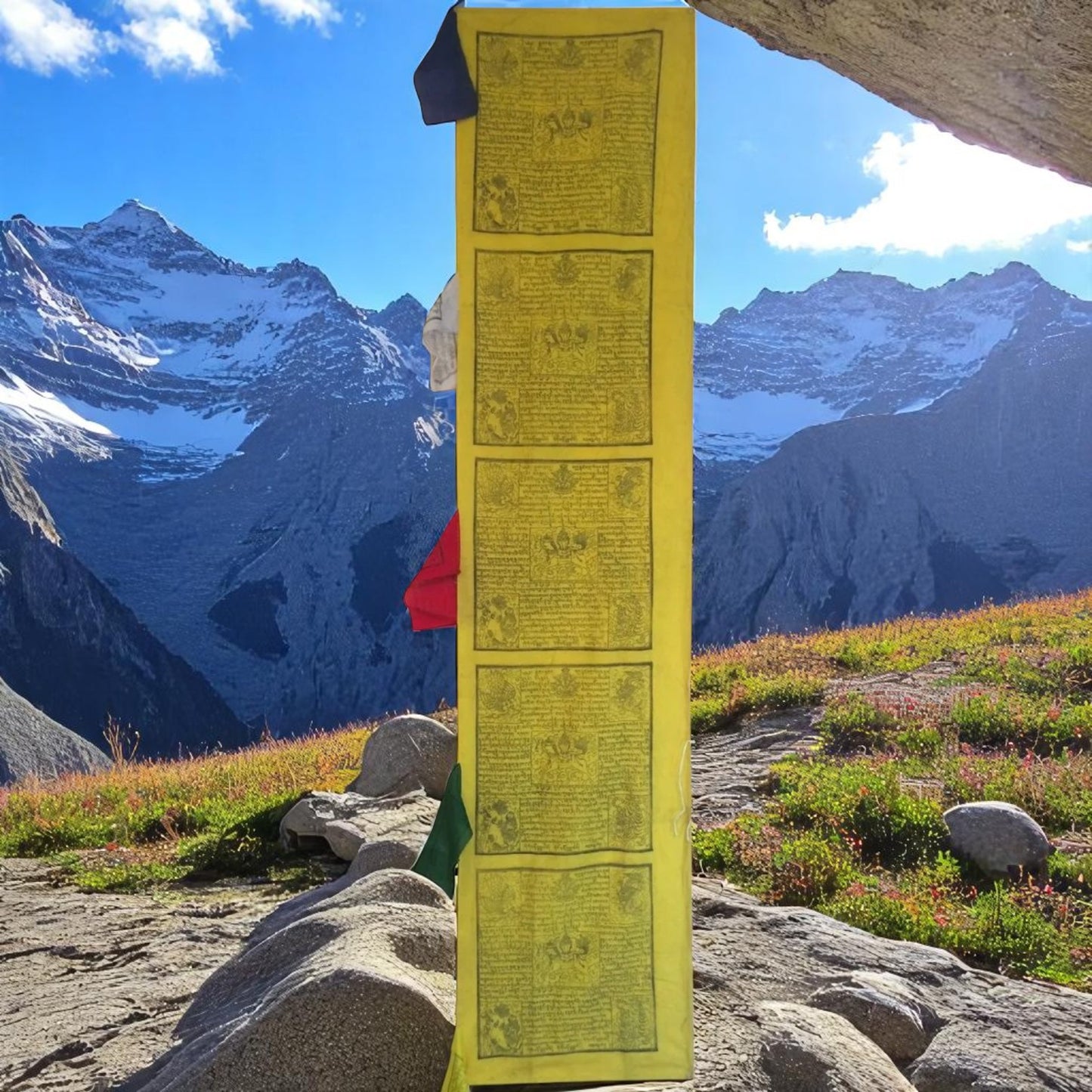 Tibetan Vertical Prayer Flags Wind Horse Good Luck