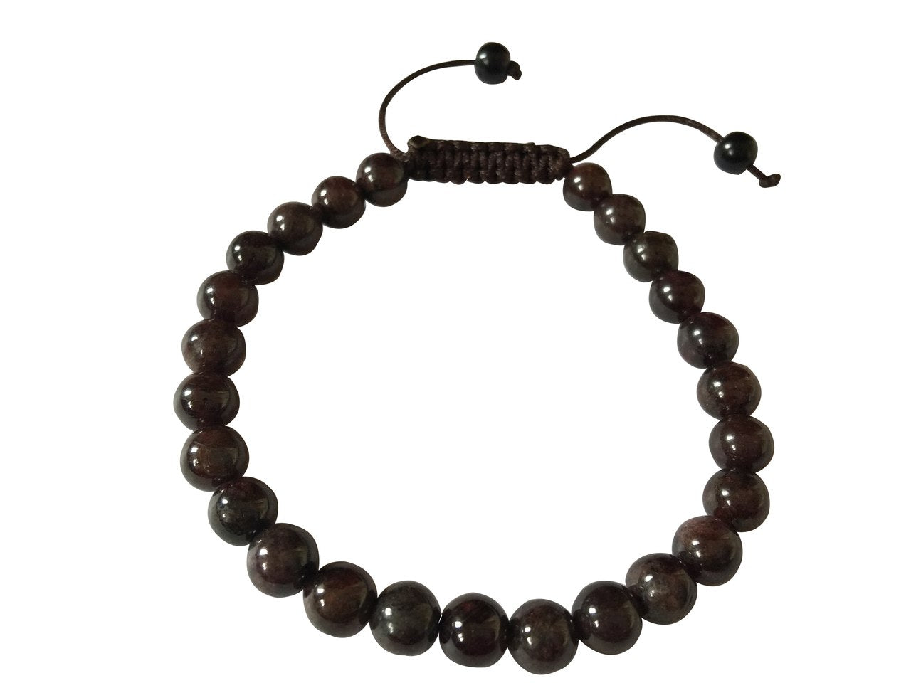 Garnet Beads Wrist Mala Yoga Bracelet