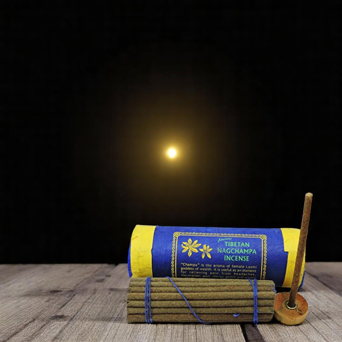 Tibetan Nagchampa Incense with Burner