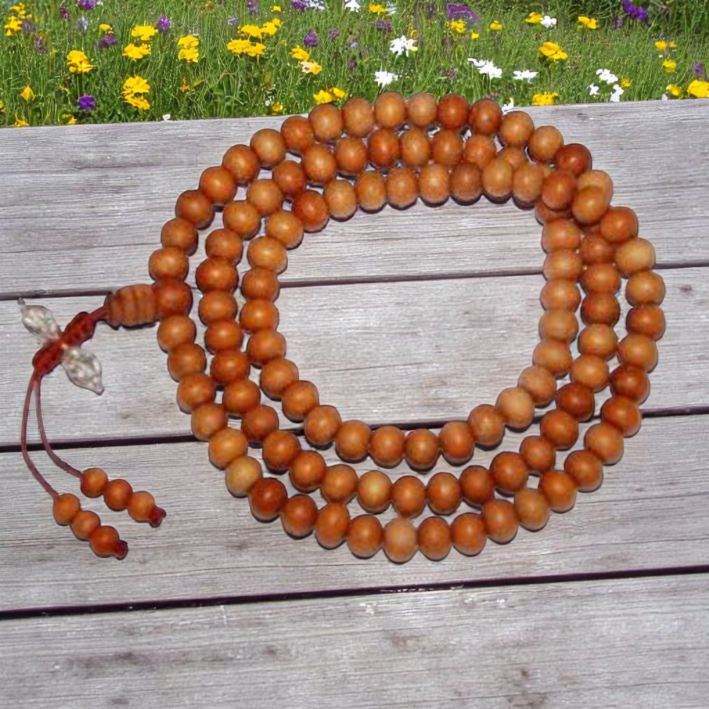 Sandalwood Mala with Dorje/Vajra Pendant for Meditation