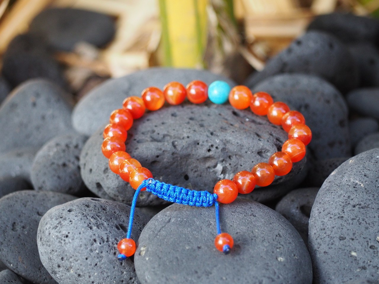 Motivation and Protection Carnelian Wrist mala yoga Bracelet