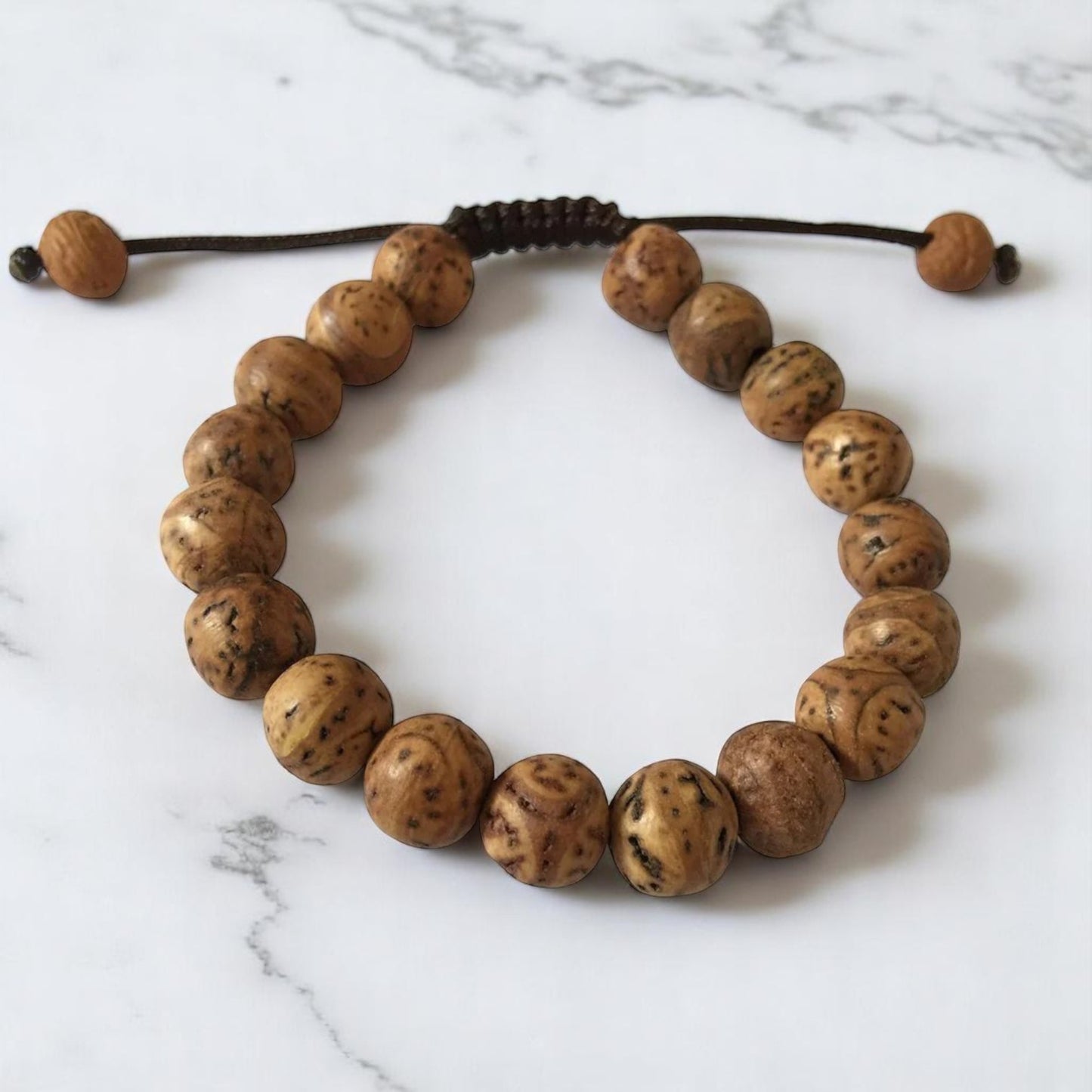 Handmade Bodhi seed Wrist mala For meditation