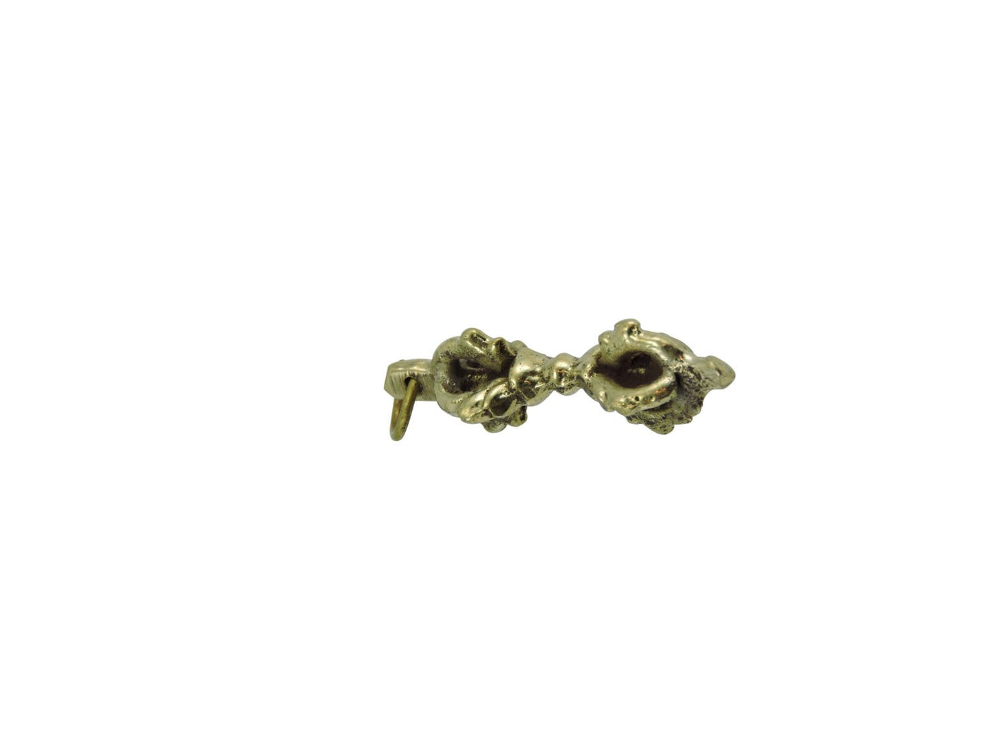 Handmade Brass Single Dorje Vajra Pendant/Necklace