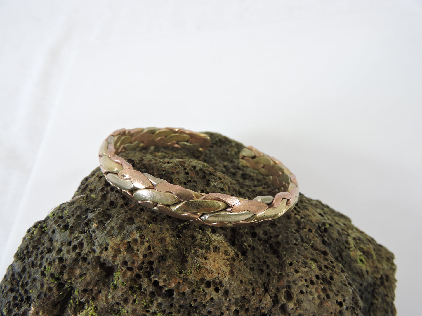 Tibetan Three Metal Medicine Healing Bracelet – Adjustable Himalayan Cuff