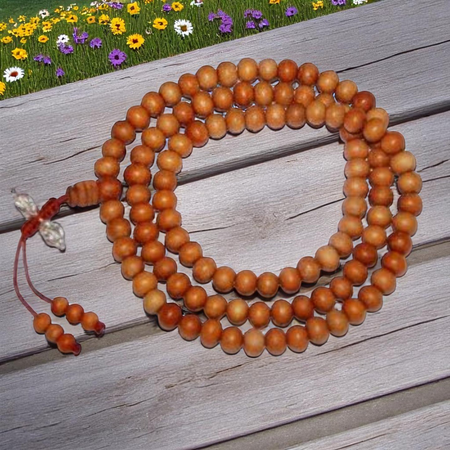 Sandalwood Mala with Dorje/Vajra Pendant for Meditation