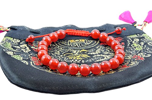 Hands Of Tibet Carnelian Wrist Mala/Bracelet for Meditation