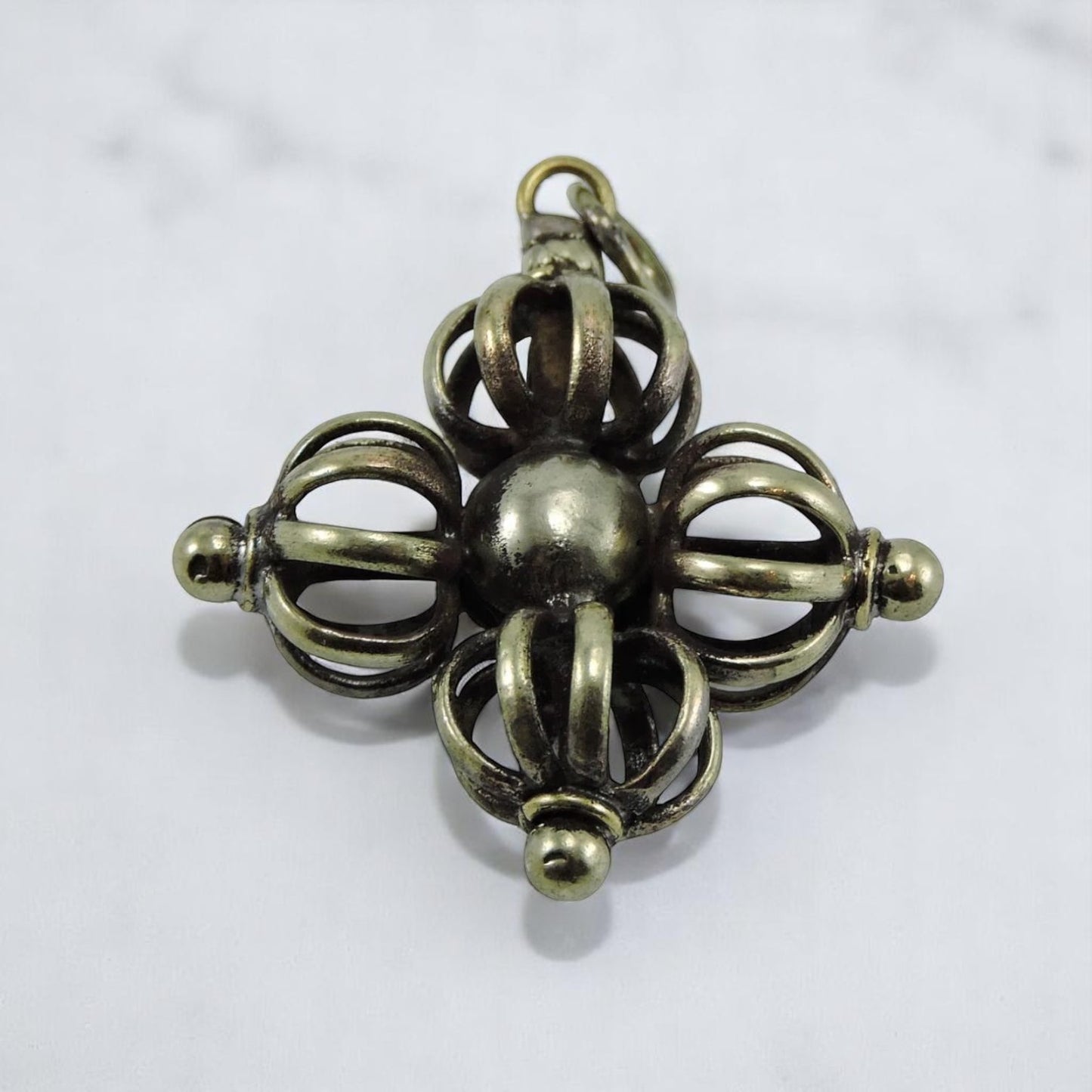 Handmade Tibetan Double Dorje Vajra Pendant