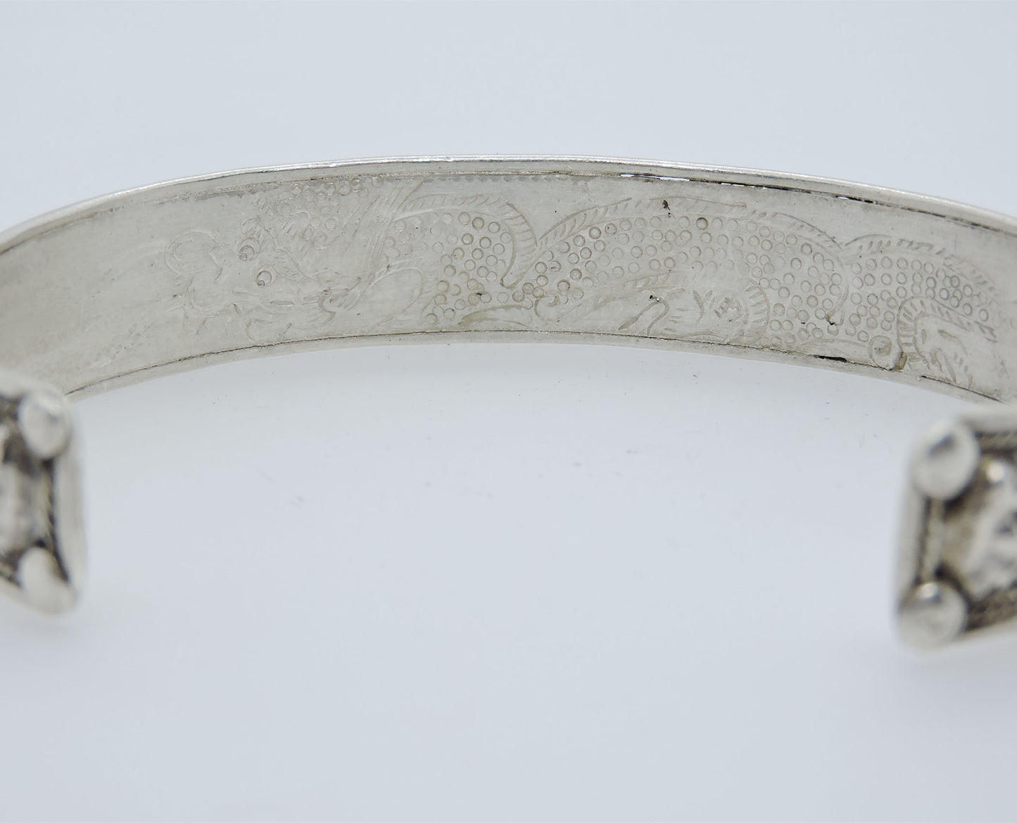 Handmade Buddha of Compassion sterling Silver Bracelet (Small)