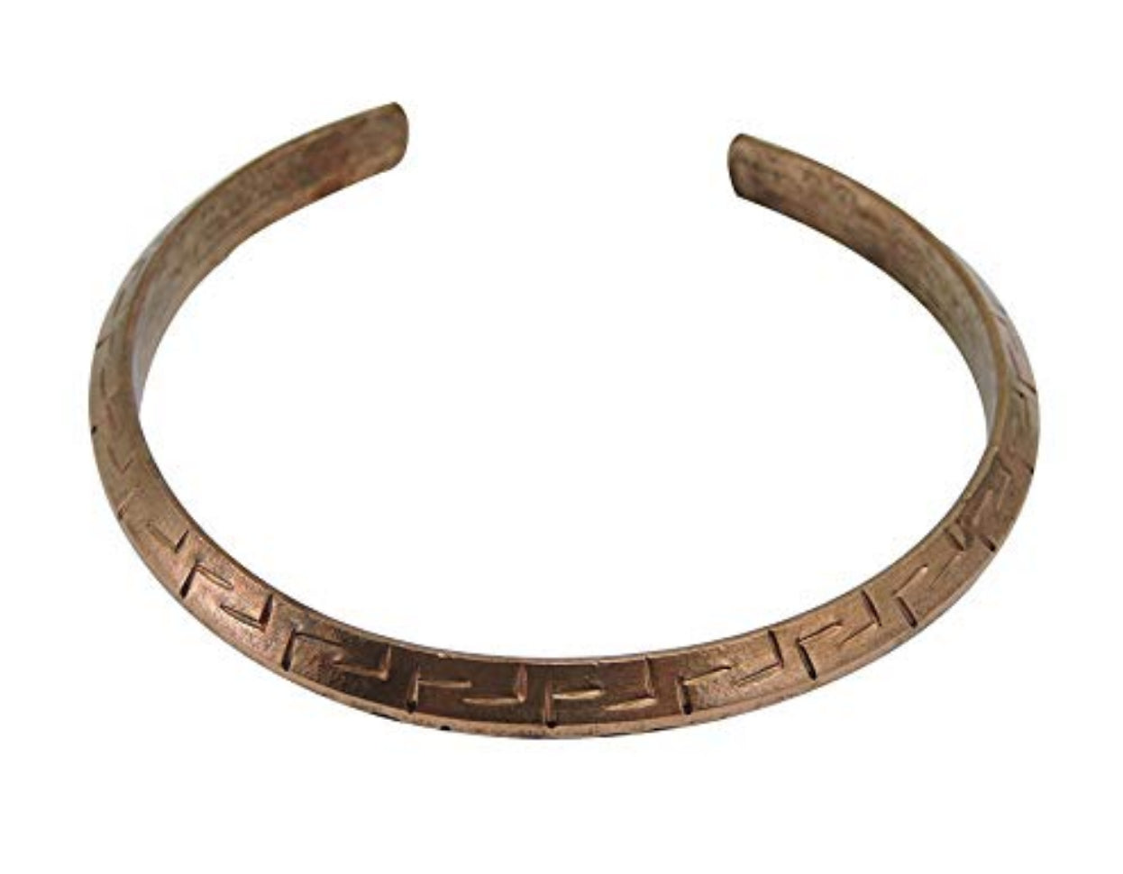 Hand Crafted Copper Medicine Bracelet From Nepal Style 8