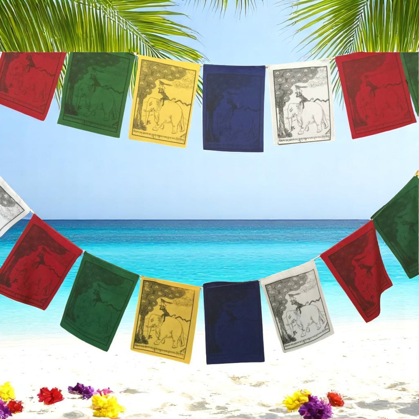 The Four Peaceful Friends Prayer Flags