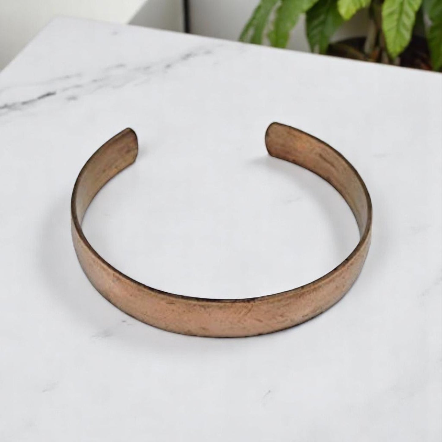 Tibetan Hand Crafted Copper Medicine Bracelet From Nepal (Style 2)