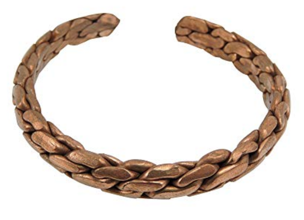 Hand Crafted Braided Copper Bracelet From Nepal