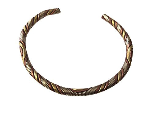 Handmade Tibetan Three Metal Medicine Bracelet From Nepal