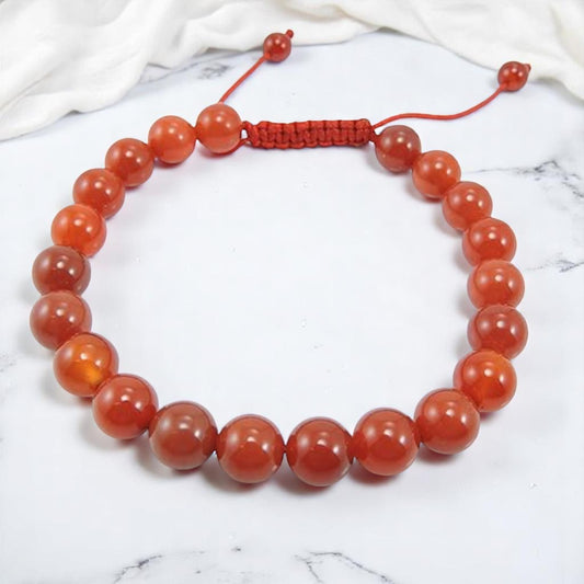 Hands Of Tibet Carnelian Wrist Mala/Bracelet for Meditation