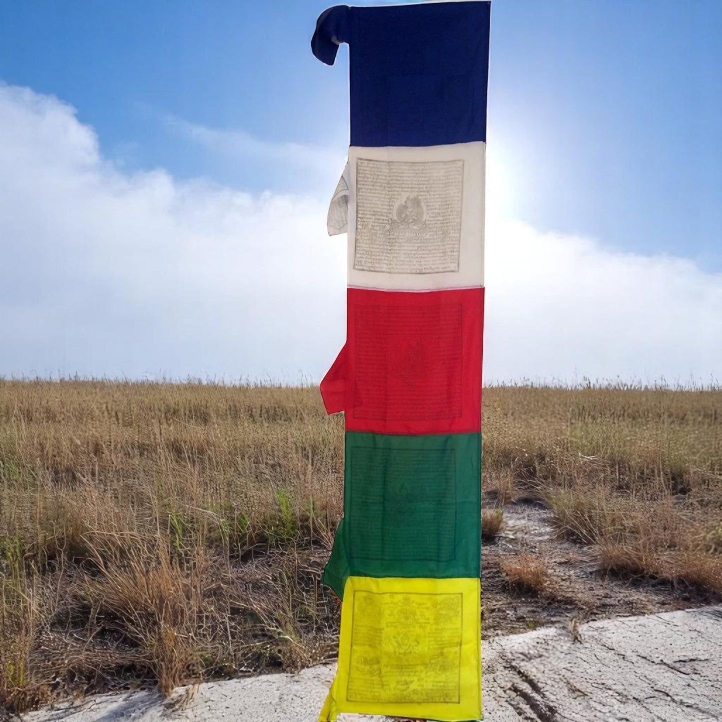 Tibetan Vertical Prayer Flags