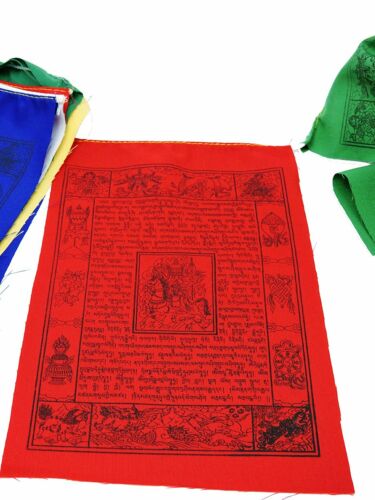 Handmade Tibetan Wind Horse eight lucky symbols Cotton prayer flags