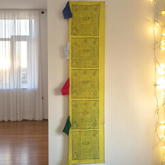 Tibetan Vertical Prayer Flags Wind Horse Good Luck