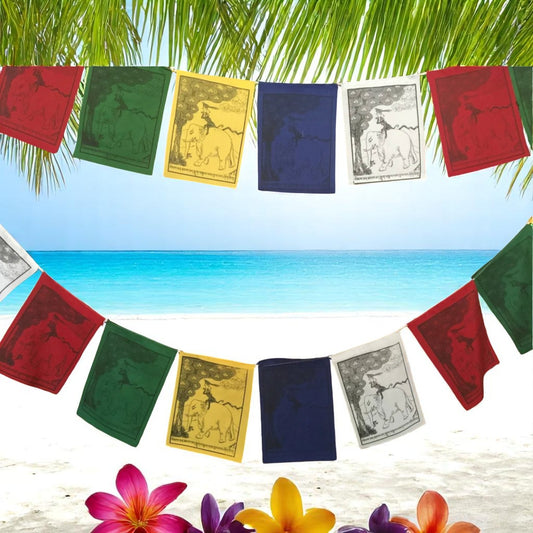 The Four Peaceful Friends Prayer Flags