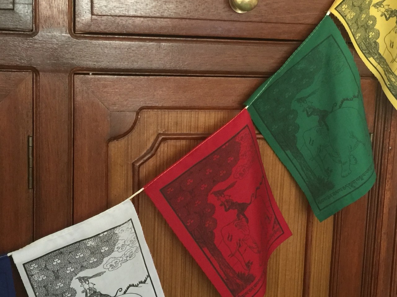 The Four Peaceful Friends Prayer Flags