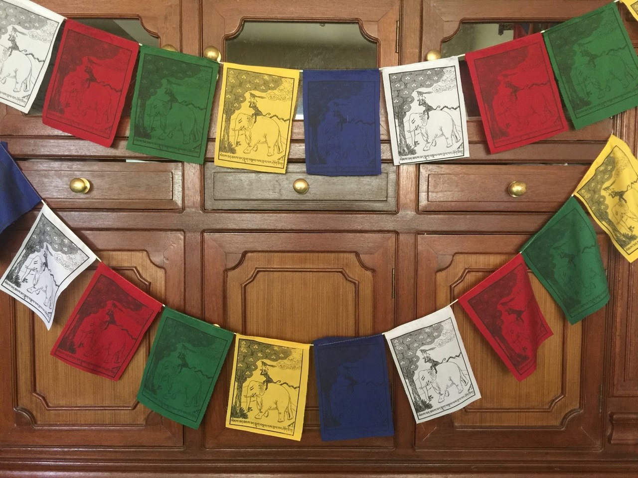 The Four Peaceful Friends Prayer Flags