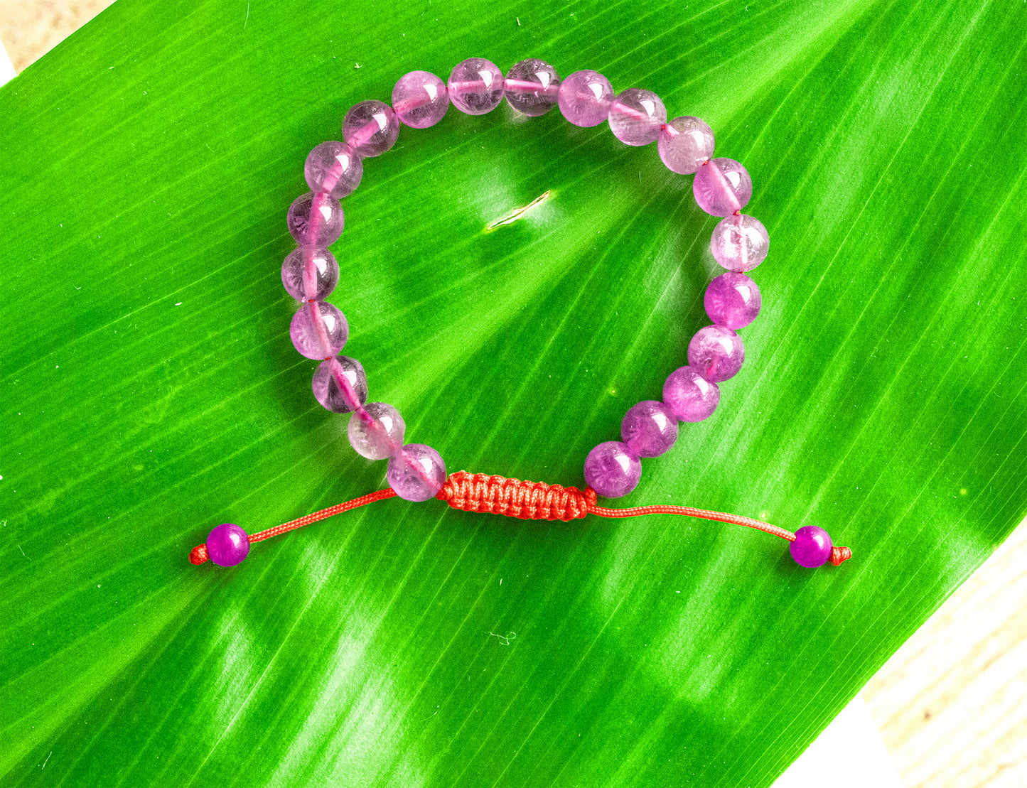 Amethyst Wrist mala Bracelet Chakra Balancing for meditation