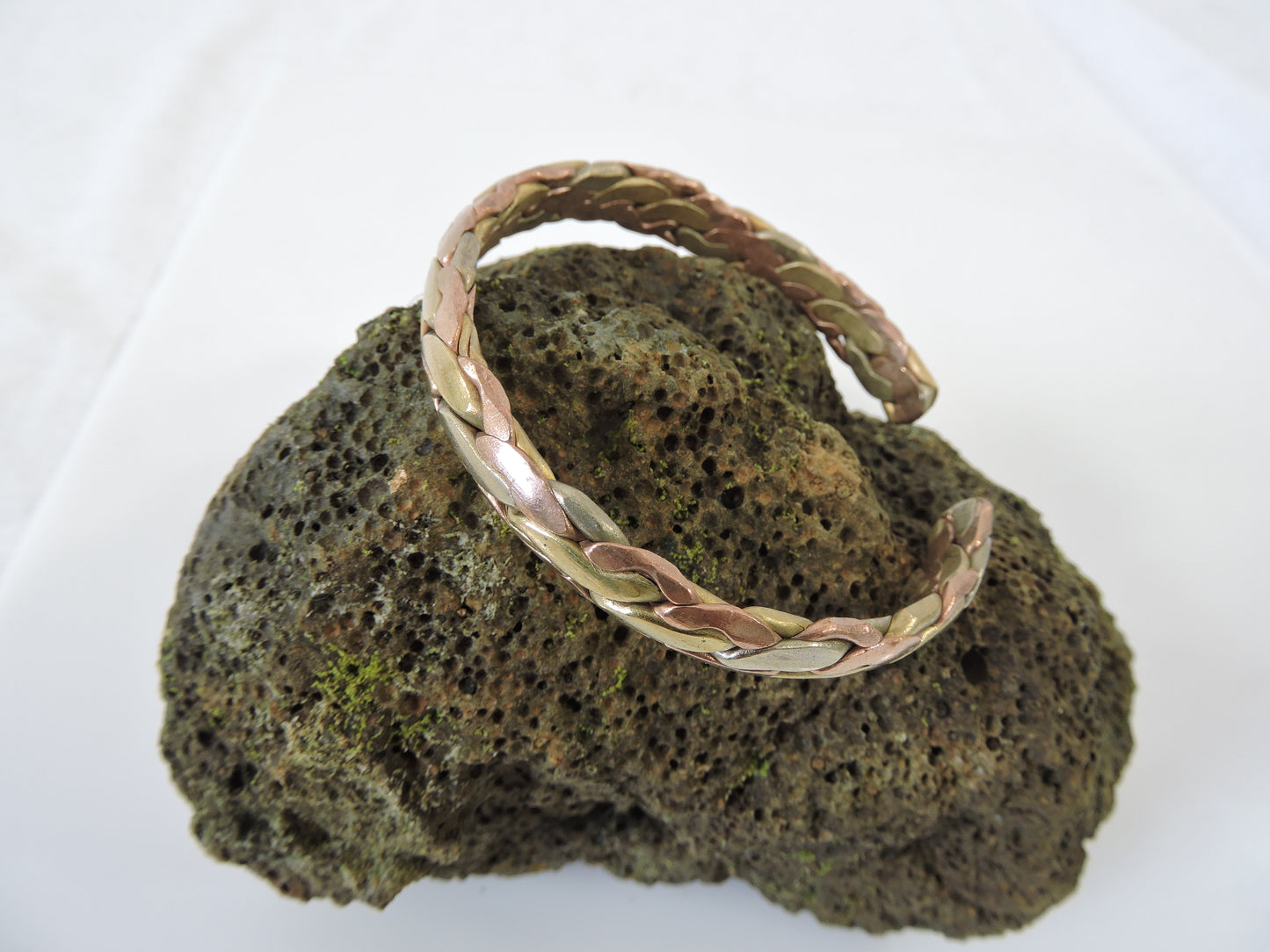 Tibetan Three Metal Medicine Healing Bracelet – Adjustable Himalayan Cuff