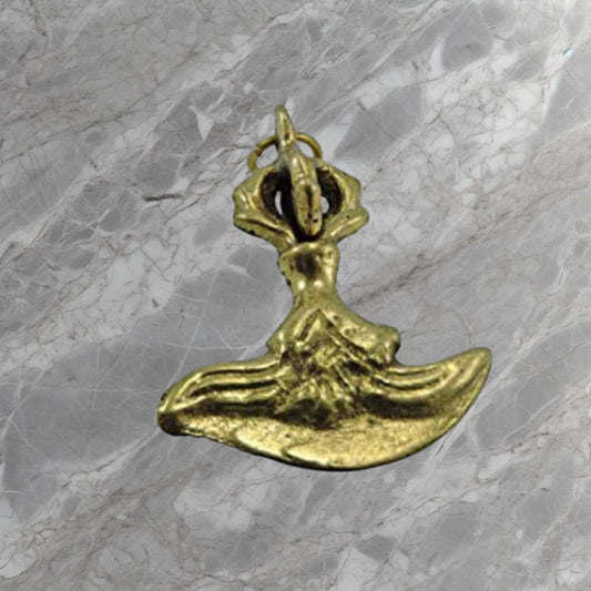 Handmade Tibetan Phurba (Digug) Pendant From Nepal (Many Choices) (Silver plated Degug)