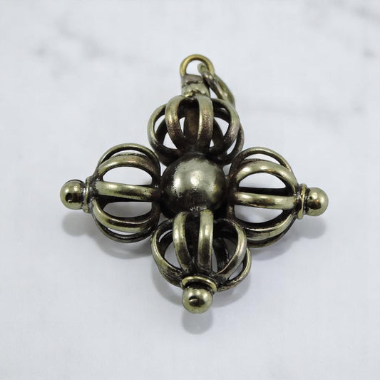 Handmade Tibetan Double Dorje Vajra Pendant