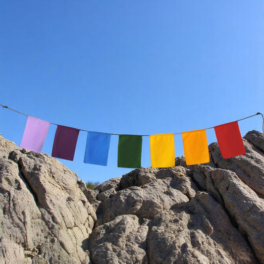 Blank prayer flags high quality surged Edge Put Your own Prayers 6X8"