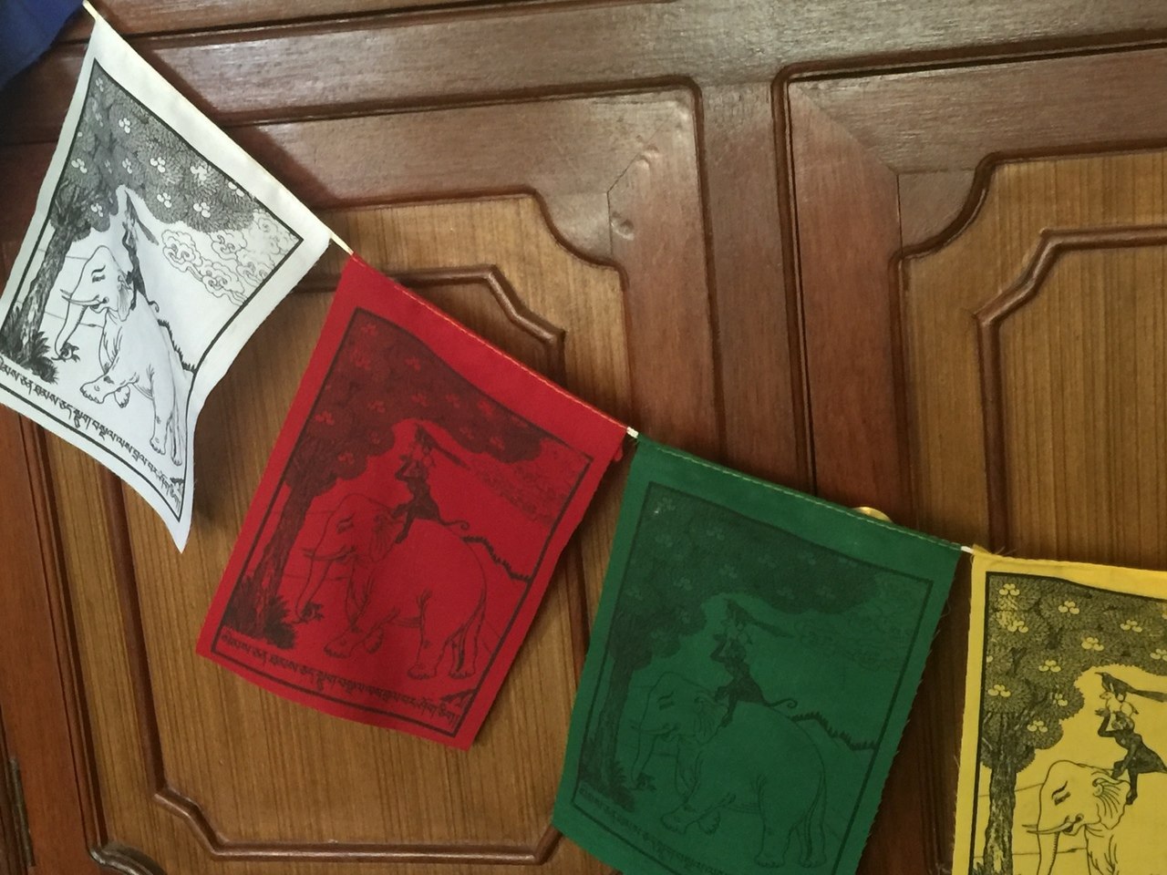 The Four Peaceful Friends Prayer Flags