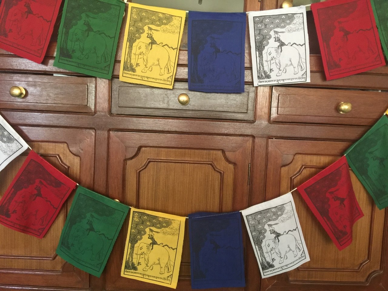 The Four Peaceful Friends Prayer Flags