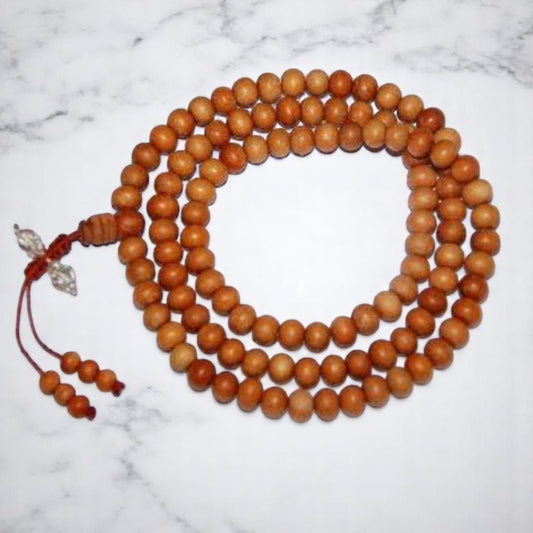 Sandalwood Mala with Dorje/Vajra Pendant for Meditation